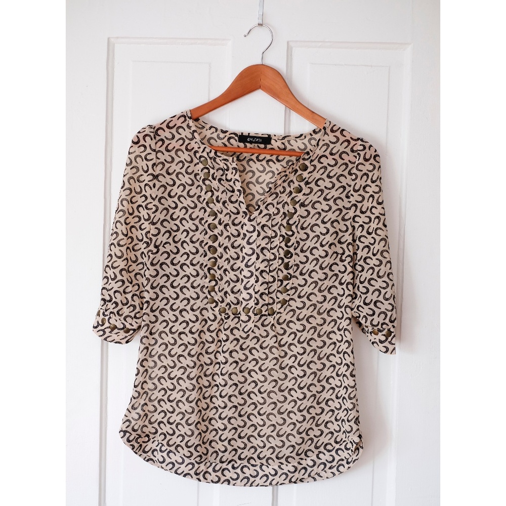 41Hawthorn Horseshoe Blouse Size Small